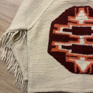 Scotch and Soda Fringe Southwestern Cardigan Sweater